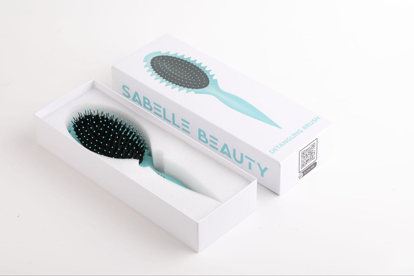 Detangling Brush Wheat Straw Handle and Nylon Bristle