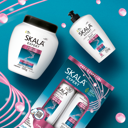 Skala -Kit Shampoo and Condicionador Bomba de Vitaminas (2 x 325 ML)