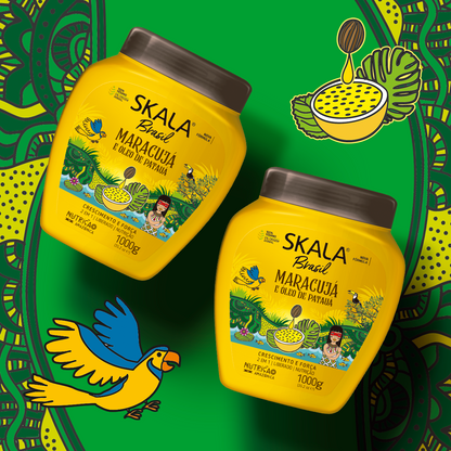 Skala - Maracuja e Oleo de Pataua / Passion Fruit - 2 in 1 Cream - 1000g