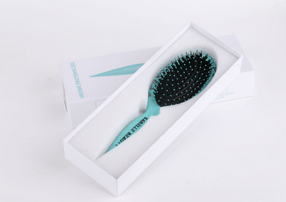 Detangling Brush Wheat Straw Handle and Nylon Bristle