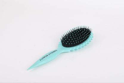 Detangling Brush Wheat Straw Handle and Nylon Bristle