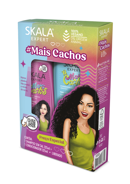 Skala - Kit Mais Cachos - Shampoo and Conditioner (2 x325ML)
