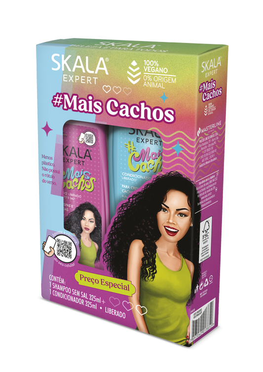 Skala - Kit Mais Cachos - Shampoo and Conditioner (2 x325ML)