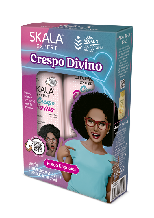 Skala - Kit Crespo Divino - Shampoo and Conditioner (2 x325ML)